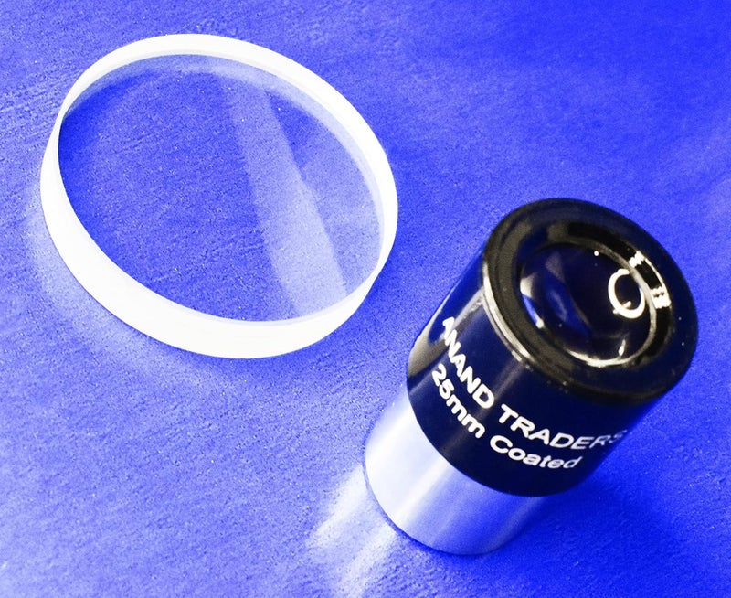 DWIJ Anand traders 28x astronomical telescope kit with 50mm achromat doublet lens amd 25mm wide angle eyepiece for watching moon and planets - Image 1