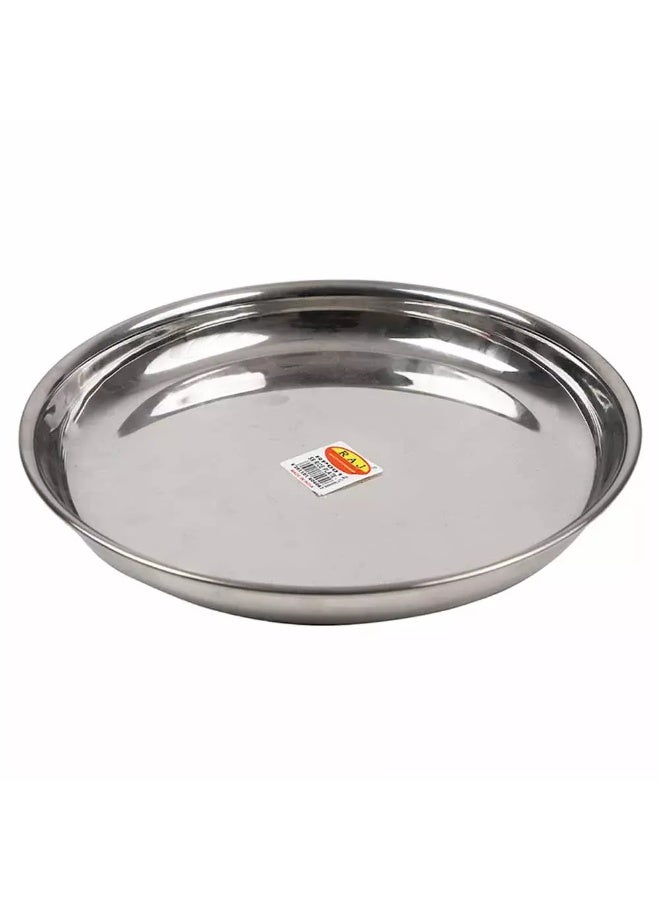 Raj Stainless Steel Rice Plate - Number 12 - Image 2