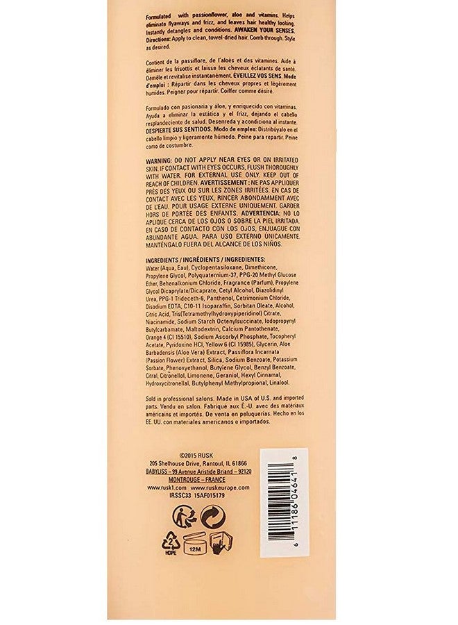 Rusk Sensories Smoother Passionflower And Aloe Smoothing Leavein Conditioner 2.18 Pound (Pack Of 1) - Image 3