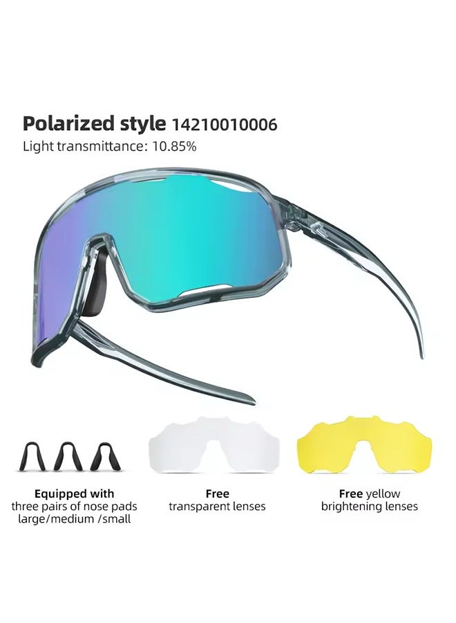 Rockbros ROCKBROS Polarized Sunglasses Outdoor Cycling Glasses Running UV400 Protection Racing Bike Goggles Sports Eyewear - Image 2