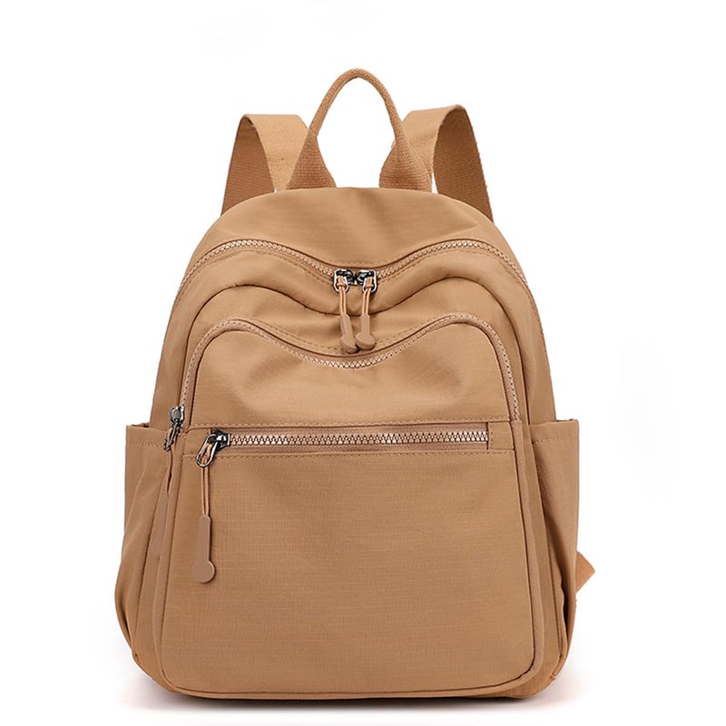 Tanweibago Mini Nylon Women Backpacks11L Small Ladies backpacks Casual Lightweight Women Shopping Travel Daypack Y2Camel - Image 2