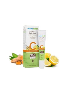 Mamaearth Mamaearth Vitamin C Daily Glow Under Eye Cream with Vitamin C & Turmeric for Dark Circle Reduction | Ophthalmologically Tested & Made Safe Certified - 20 g  - Image 2