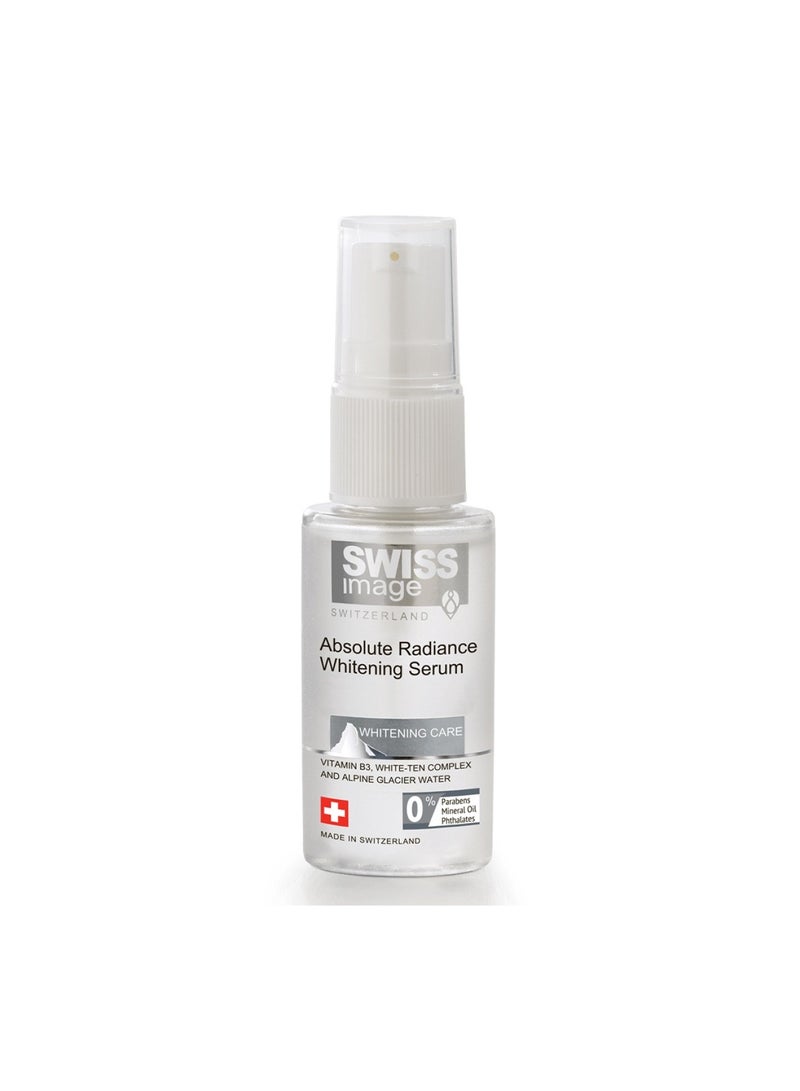 SWISS image Whitening Care Absolute Radiance Whitening Serum For All Skin Types 30ml - Image 1