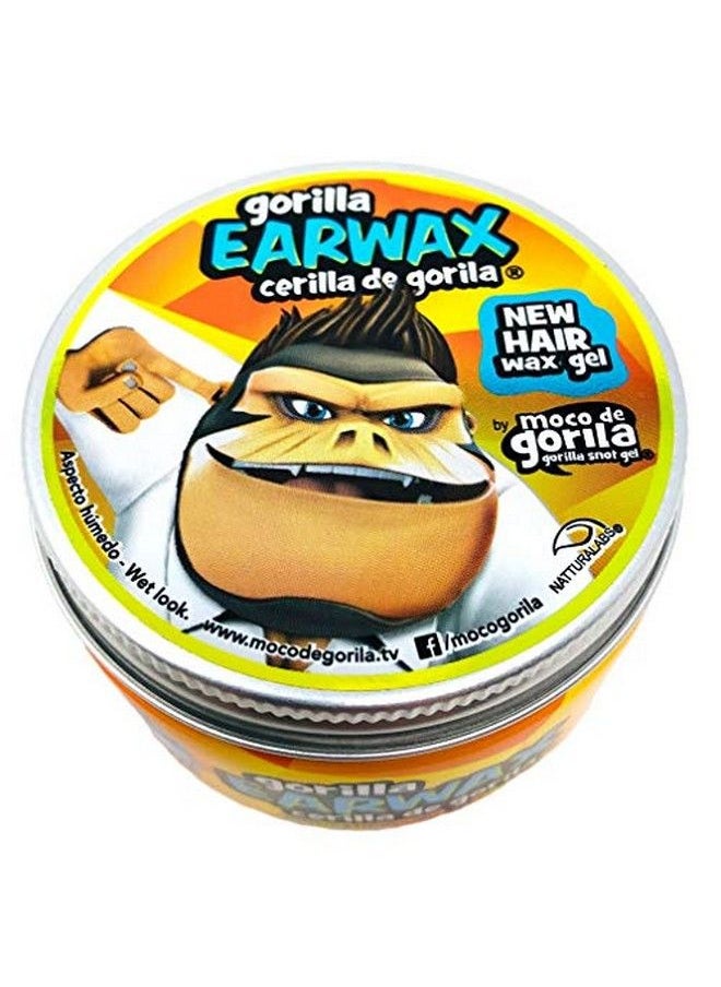 Moco de Gorila - Wet Effect Gorilla Earwax | Hair Styling Putty E Longlasting Hold Gorilla Earwax Wet Effect Is Ultimate Hair Gel To Bring The Wet Look To Any Hairstyle; 3.52 Ounce Jar - Image 1