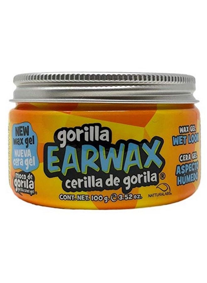 Moco de Gorila - Wet Effect Gorilla Earwax | Hair Styling Putty E Longlasting Hold Gorilla Earwax Wet Effect Is Ultimate Hair Gel To Bring The Wet Look To Any Hairstyle; 3.52 Ounce Jar - Image 1