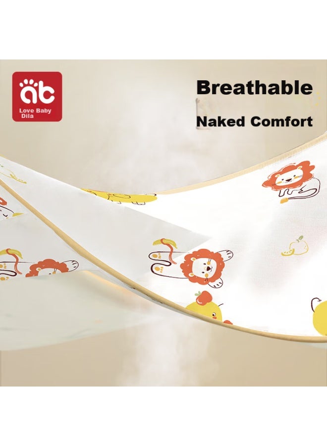 Aibedila Baby Swaddle Blanket, Newborn Maternity Ward Swaddle, Pure Cotton Anti-startle Comforting Sleeping Bag, Single Pack, 2 Pieces - Image 1