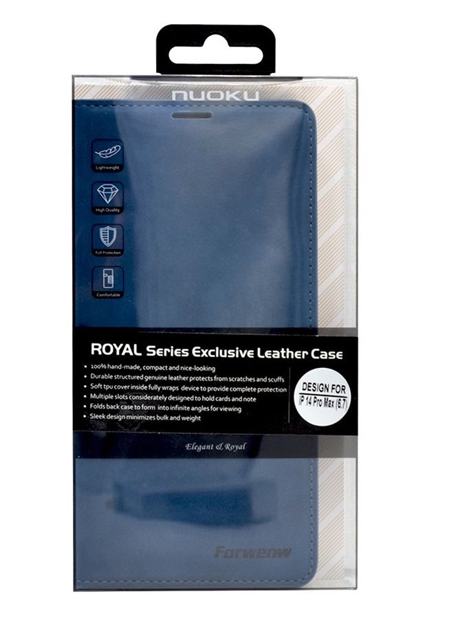 Forenbw Bookcase iPhone 14 Pro Max Blue - Image 1