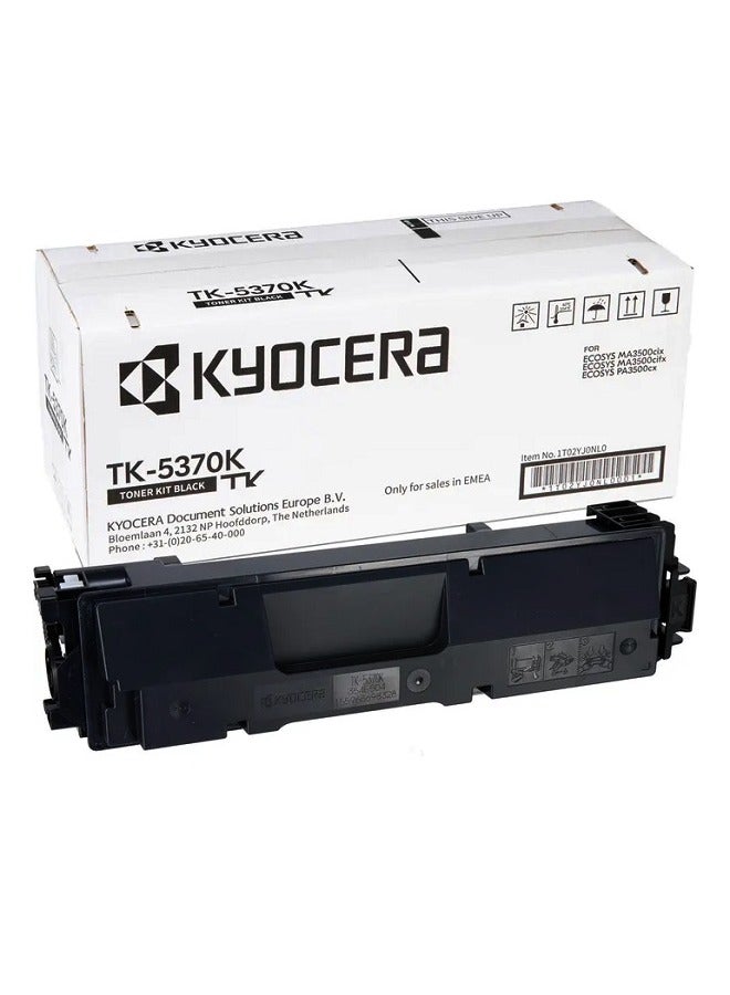 KYOCERA Kyocera TK-5370 black Toner Printer Compatible with PA3500cx, MA3500cix and MA3500cifx. Original Toner Cartridge for up to 7000 Pages - Image 1