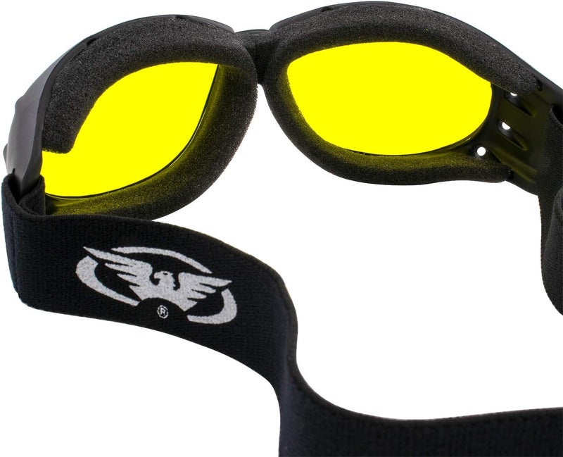 Global Vision Eliminator Dirt Bike Padded Motorcycle Riding Goggles for Men and Women (Black Frame/Smoke Lens) - Image 5