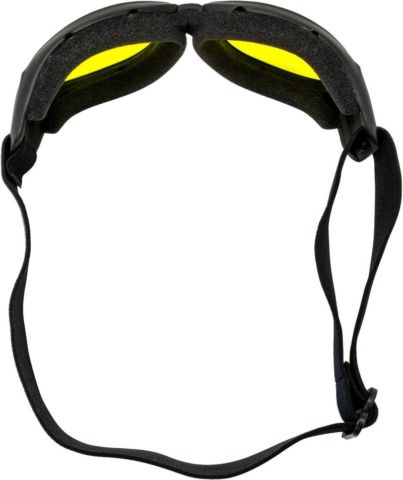 Global Vision Eliminator Dirt Bike Padded Motorcycle Riding Goggles for Men and Women (Black Frame/Smoke Lens) - Image 4