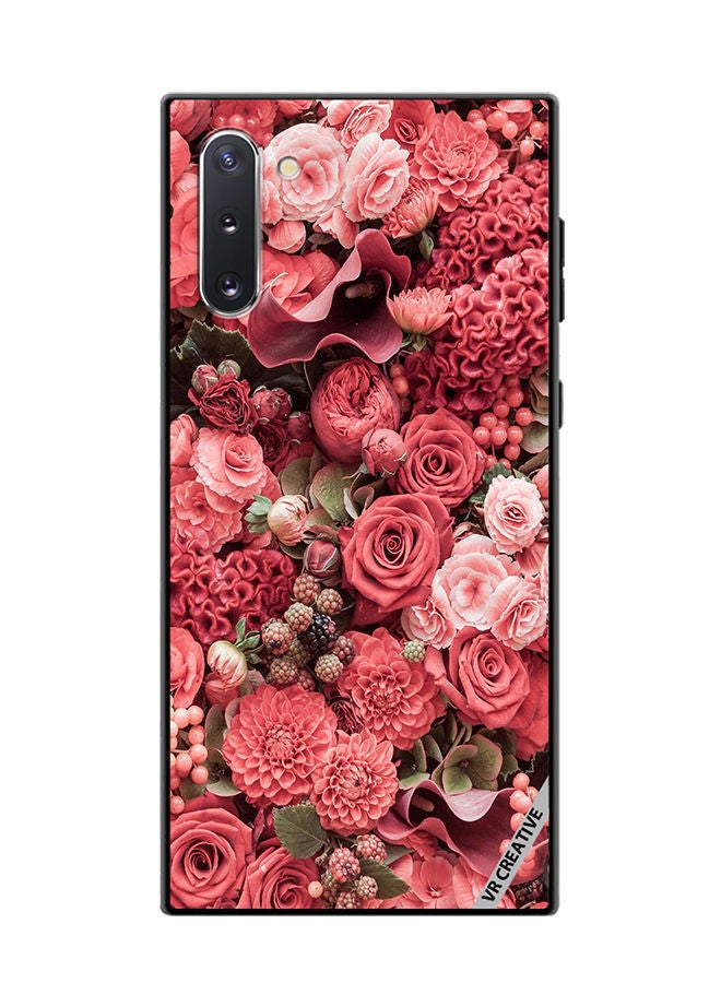 VR CREATIVE Protective Case Cover For Samsung Galaxy Note10 5G Rose Design Multicolour - Image 1