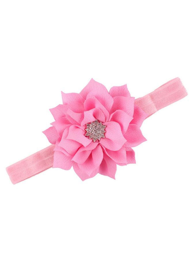 NIBEMINENT Lotus Leaf Flower Headband Pink 20g 