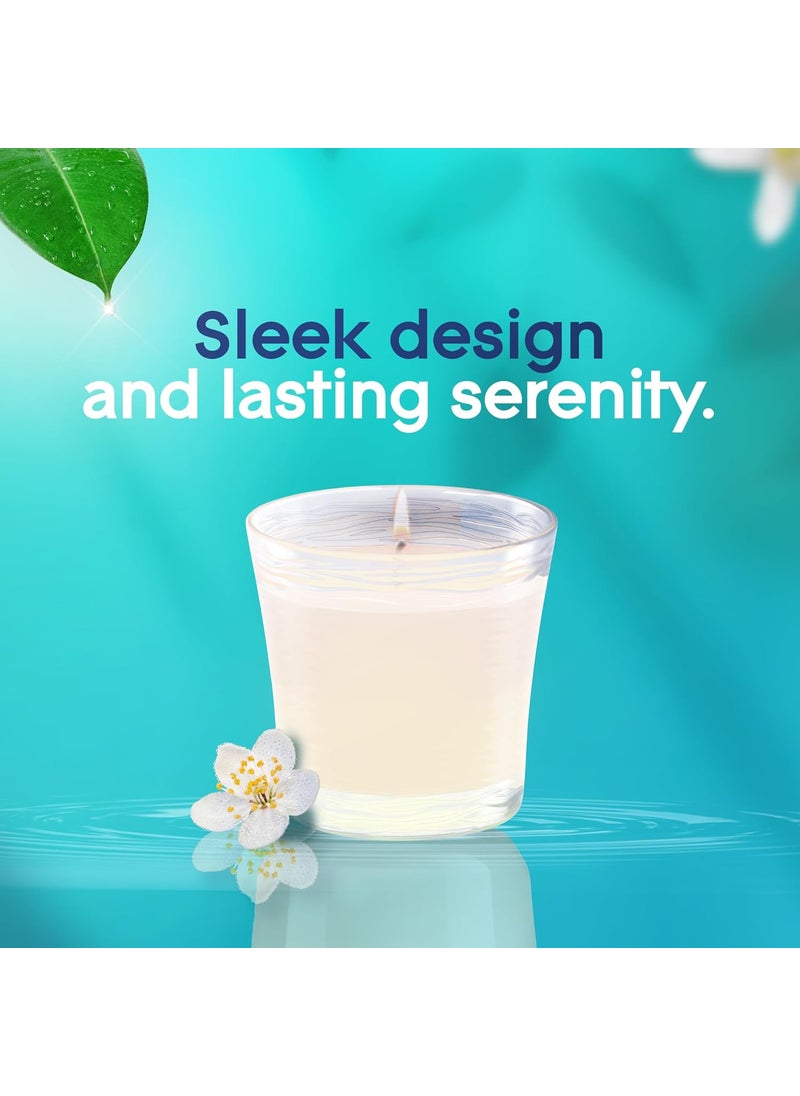 Glade Glade Scented Candle Jar Dewdrop Petals Air Freshener Infused with Essential Oils 408 Oz  - Image 2