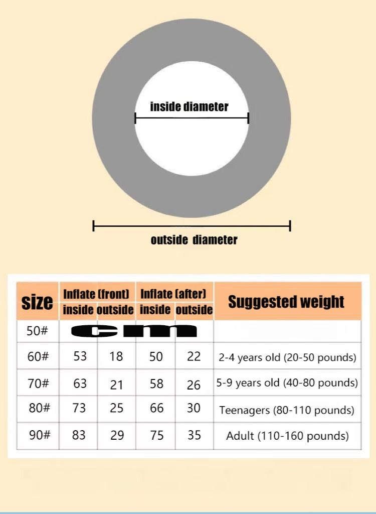 Swiming Ring for Kids & Adults Swim Tubes Fruit Inflatable Pool Floats PVC Pool Tube Rings Swim Tubes Floaties Toys for Beach Party,Swimming,Water Park(60#) - Image 4