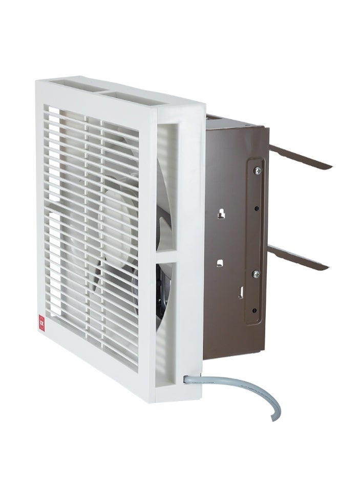 KDK Exhaust Fan – 25×25 cm Square Wall-Mounted – Plastic Frame with Protective Grill - Image 4