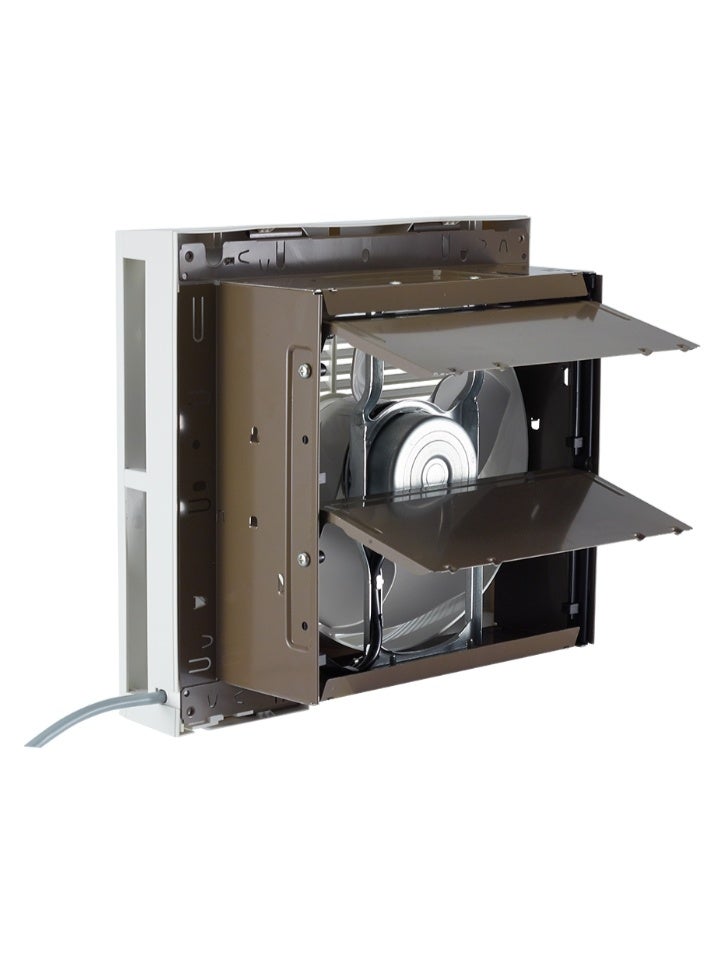 KDK Exhaust Fan – 25×25 cm Square Wall-Mounted – Plastic Frame with Protective Grill - Image 2