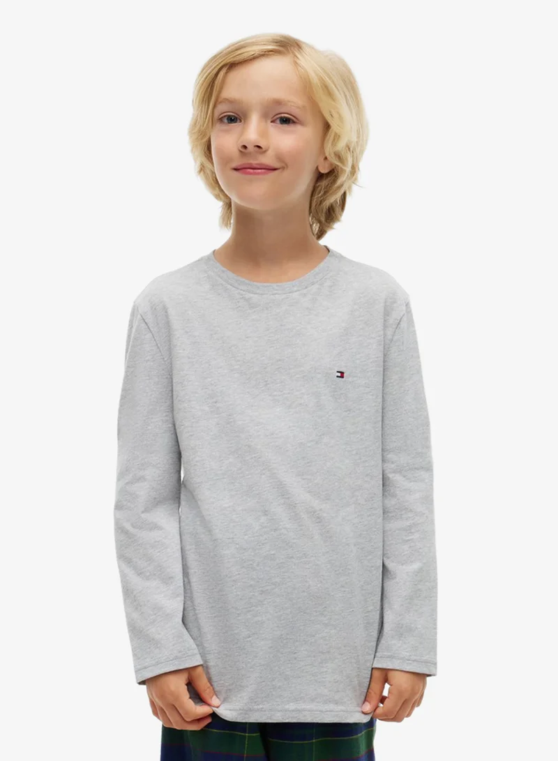 Tommy Hilfiger 2-Pack Signature Jersey Long Sleeve Lounge T-Shirts