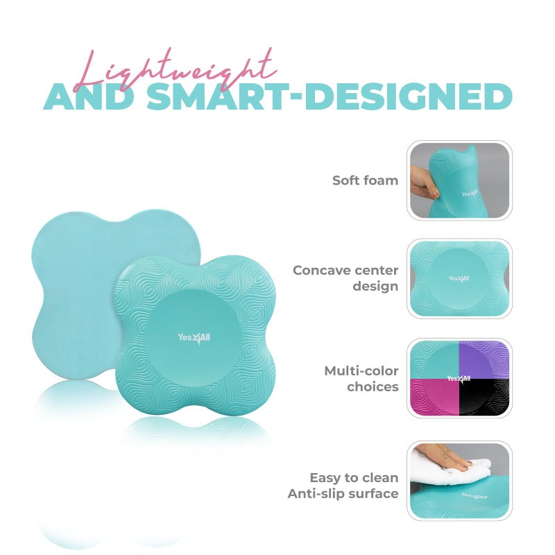 Yes4All وسادة يوغا سميكة مضادة للانزلاق من Yes4All - تركواز نيون أخضر - Image 3