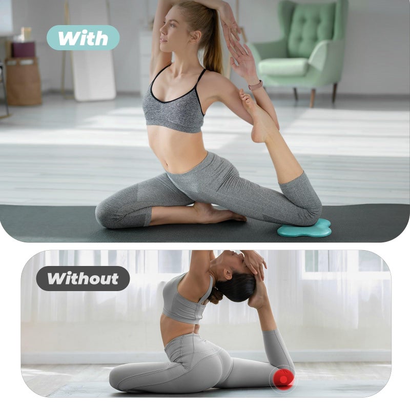 Yes4All وسادة يوغا سميكة مضادة للانزلاق من Yes4All - تركواز نيون أخضر - Image 5