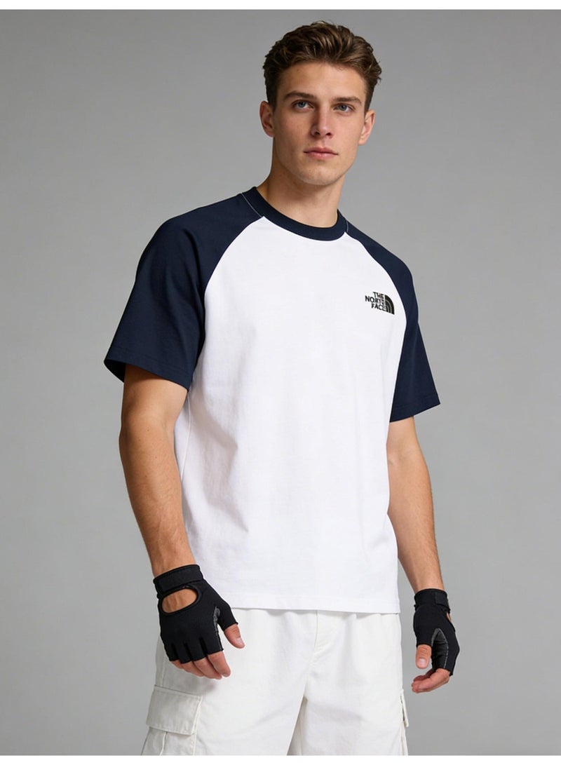 THE NORTH FACE T-shirt with round neck and short sleeve-color matching shirt-cotton T-shirt unisex loose casual couple short sleeve T-shirt - Image 5