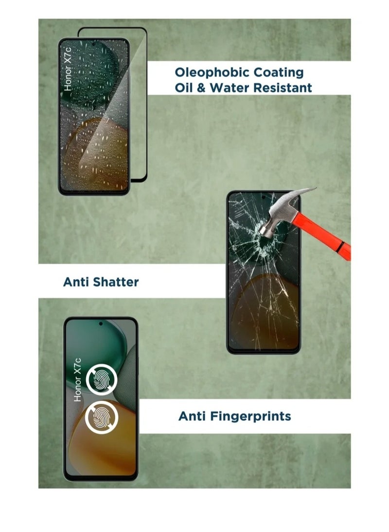 شاشة حماية من الزجاج ضد الكسر لهاتف هونر X7c - Image 4
