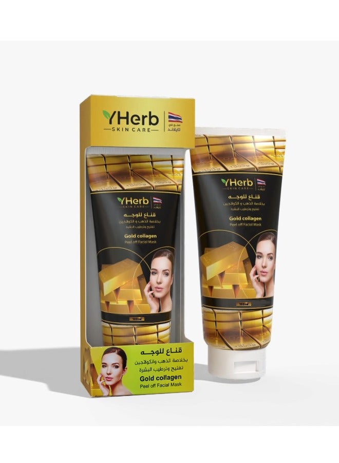واي هيرب قناع تقشير الوجه بالكولاجين الذهبي 100 مل