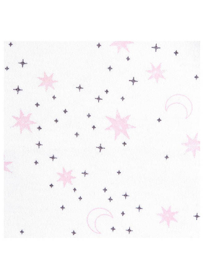 Halo Baby Sleeping Bag Swaddle, 1.5 Tog Sleepsack, 100% Cotton, Pink Moons Sleeping Sack For Newborn Babies, Easy Zip Access Nappy Change, Wearable Blanket Grow Bag, Boys And Girls, 0 - 3 Months - Image 3