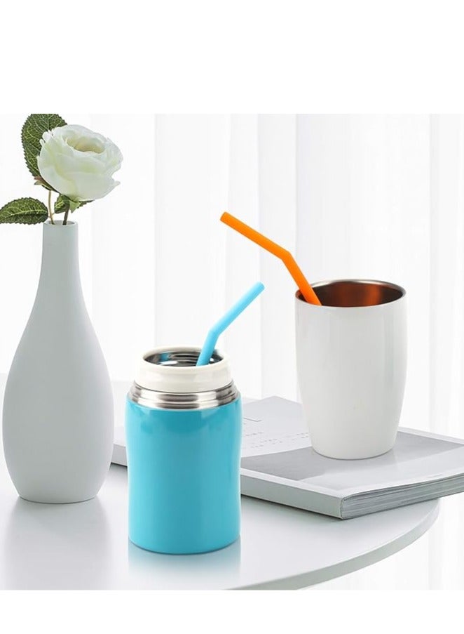 Mmmon 12 pcs Reusable Silicone Straws for Toddlers Kids for 6-12 oz Yeti/Rtic/Ozark Tumblers BPA free,Eco-friendly,No Rubber Tast - Image 4