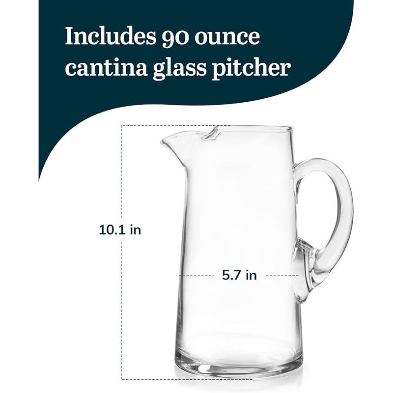 LIBBEY Cantina Glass Pitcher, 90-ounce - Image 3