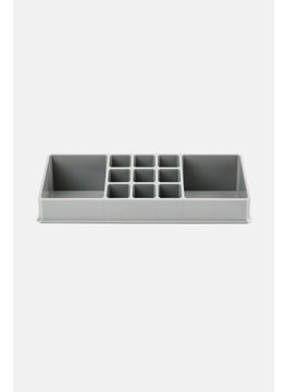 AMG Plastic Cosmetic Organizer, Grey  - Image 1