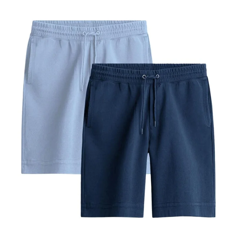 نوبيرو Regular Fit Shorts for Men | Cotton French Terry