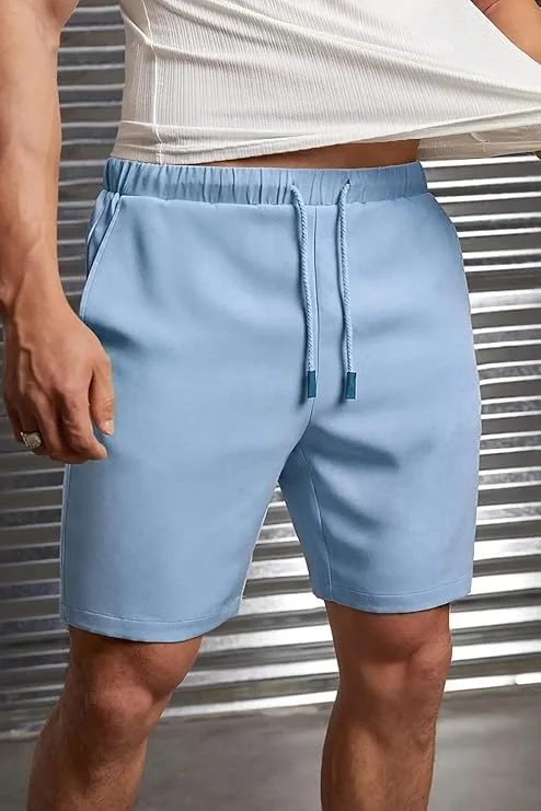 نوبيرو Regular Fit Shorts for Men | Cotton French Terry