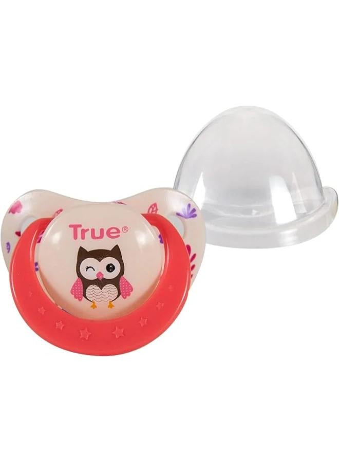 True Baby Cherry Soother with Cap +0m - Image 2