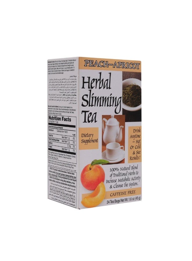 21st Century Herbal Slimming Peach-Apricot Tea 24 Tea Bags - Image 5