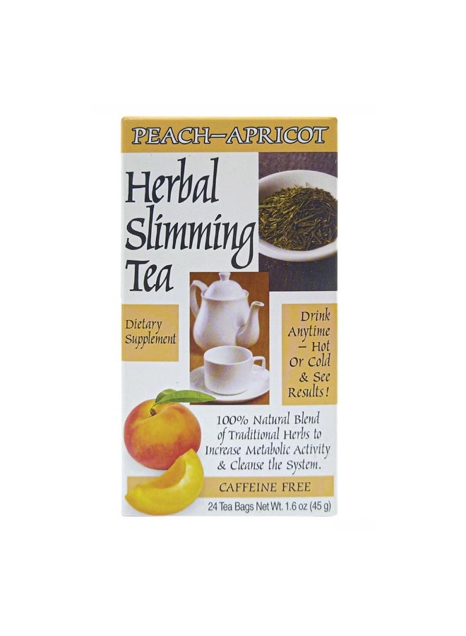 21st Century Herbal Slimming Peach-Apricot Tea 24 Tea Bags - Image 1