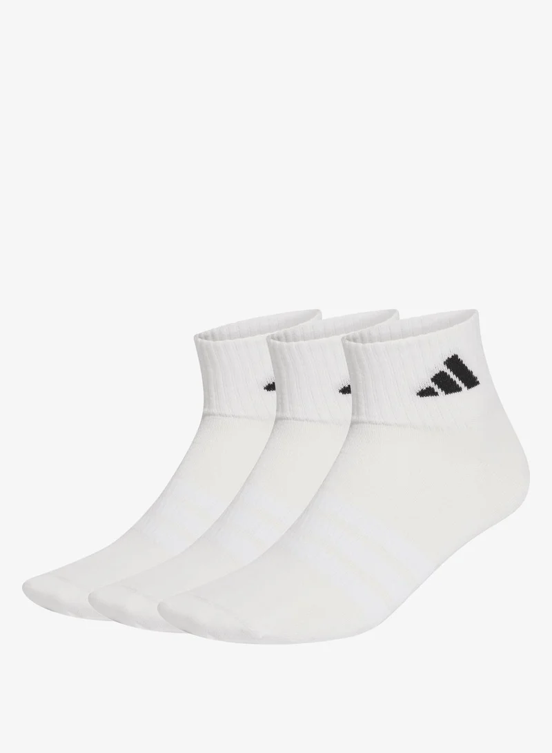 اديداس ثلاثة أزواج من الجوارب THIN&amp;LIGHT SPORTSWEAR ANKLE