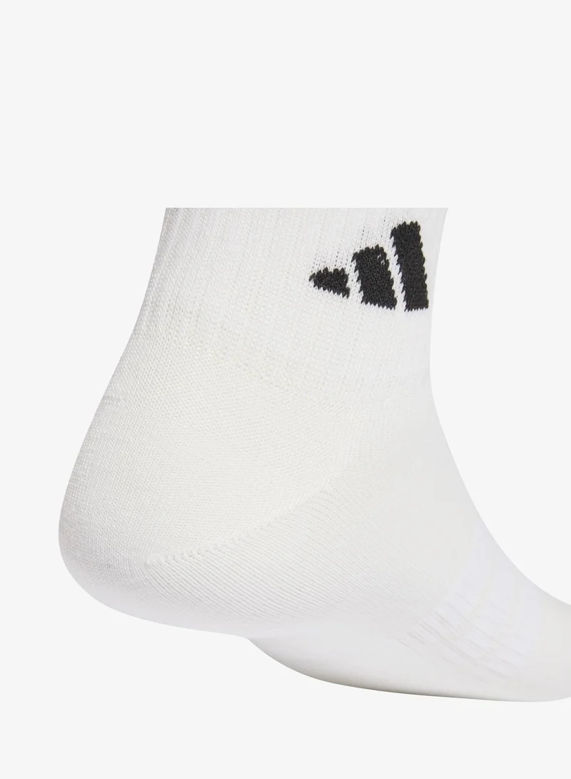 Adidas  THIN&LIGHT SPORTSWEAR ANKLE SOCKS 3 PAIR PACK  | Best Price UAE