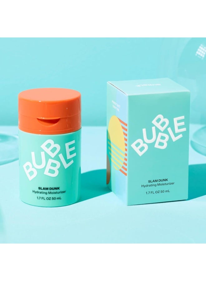 Bubble Skincare Slam Dunk Hydrating Face Moisturizer - lightweight Face Lotion With Vitamin E + Aloe Vera - Daily Facial Moisturizer for Normal + Dry Skin - Skin Care with Blue Light Protection (50ml) - Image 3