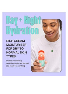 Bubble Bubble Skincare Slam Dunk Face Moisturizer - Hydrating Face Cream for Dry Skin Made with Vitamin E + Aloe Vera Juice for a Glowing Complexion - Skin Care with Blue Light Protection (50ml)  - Image 4