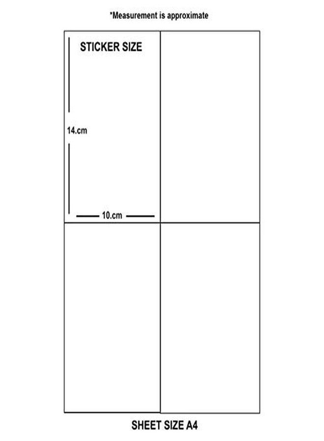 ساكو ملصقات ساكو قابلة للطباعة A4، مقاس 4 × 6 بوصة (145 × 100 مم) - ملصقات بيضاء ذاتية اللصق للباركود ورمز الاستجابة السريعة، 4 ملصقات في كل ورقة، عبوة من 100 ورقة، متوافقة مع طابعات الحبر النفاث والليزر، بلمسة نهائية غير لامعة - Image 3