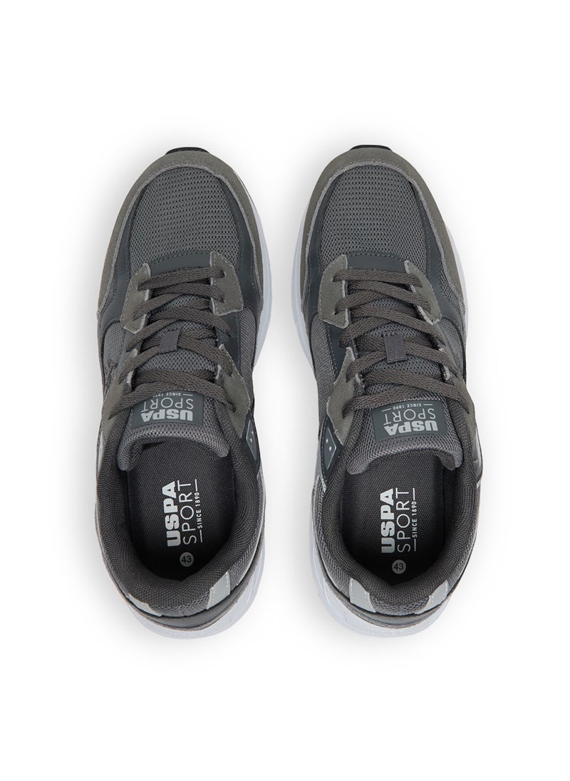 U.S. Polo Assn. Men's Grey Low-Top Sneakers - Modern Lace-Up Design, Versatile Shoes for Casual Outfits  - Image 5
