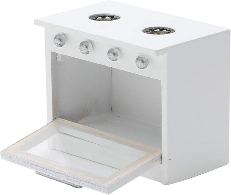 كلاراكو موقد غاز كبير الحجم لبيت الدمى بمقياس 1/12، هدية زفاف - Image 1