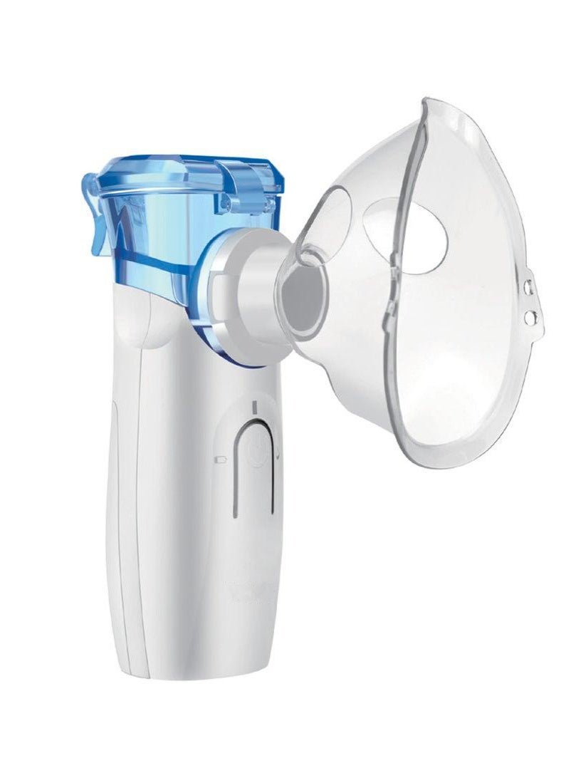 Portable Nebulizer for Adults and Children, Handheld Mesh Inhaler, Mini Ultrasonic Humidifier for Home and Travel Use, Mesh Inhalators with Masks and Mouthpieces - Image 1