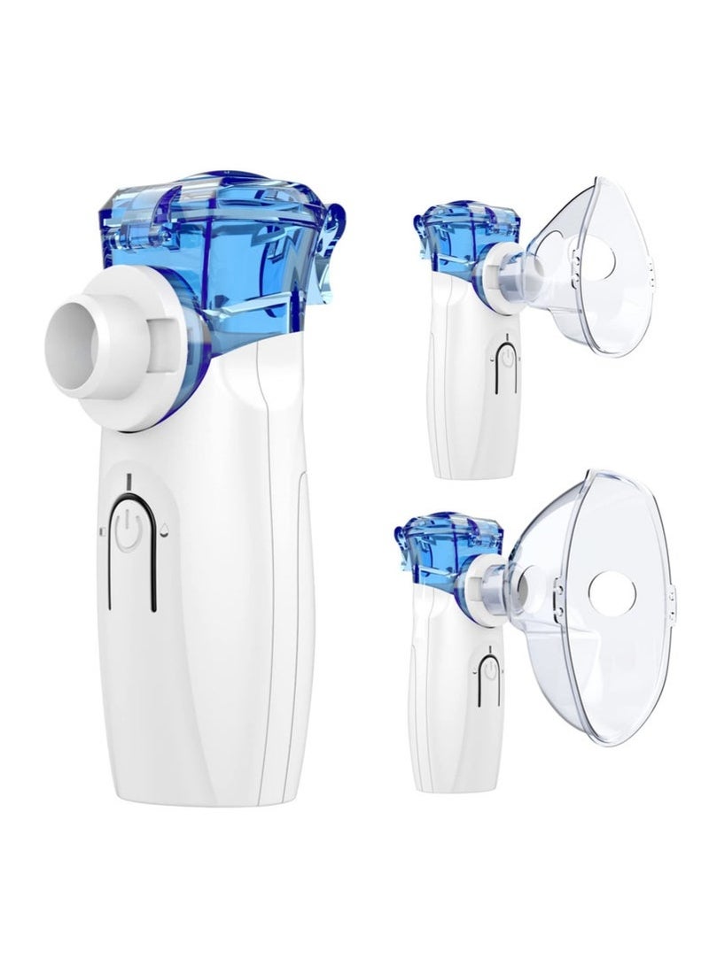 Portable Nebulizer for Adults and Children, Handheld Mesh Inhaler, Mini Ultrasonic Humidifier for Home and Travel Use, Mesh Inhalators with Masks and Mouthpieces - Image 4