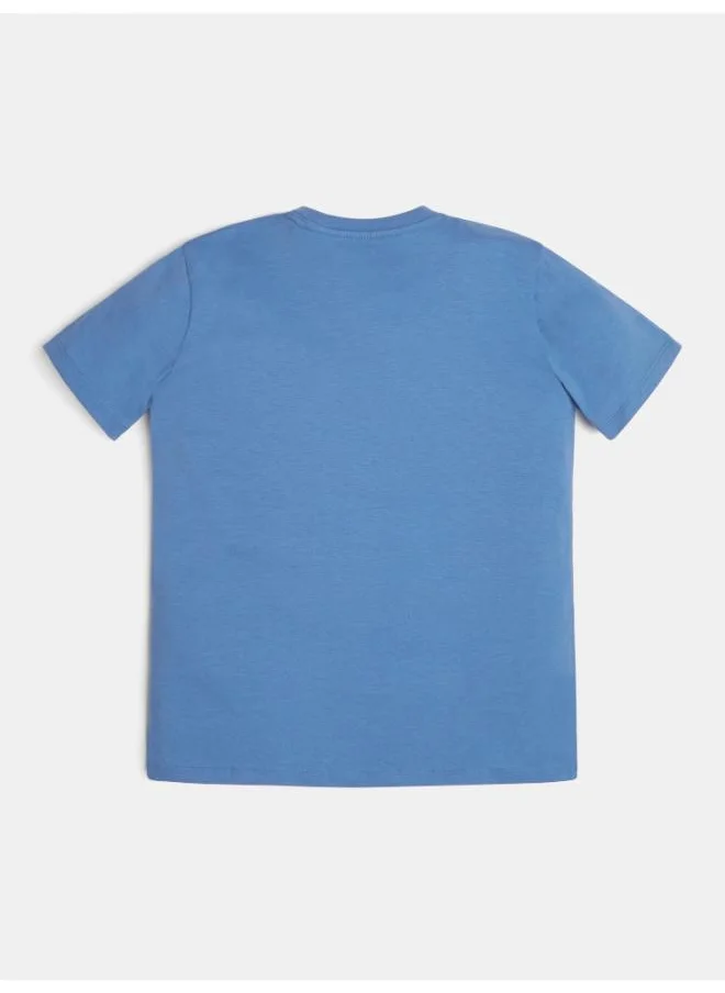 GUESS Kids Logo Crew Neck T-Shirt