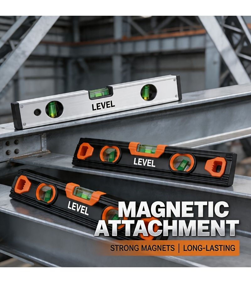Portable 300mm Magnetic Level Tool For Accurate Building Construction Measuring - Image 5