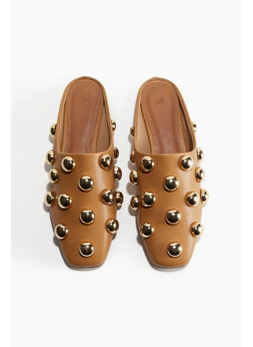 H&M Embellished Mules