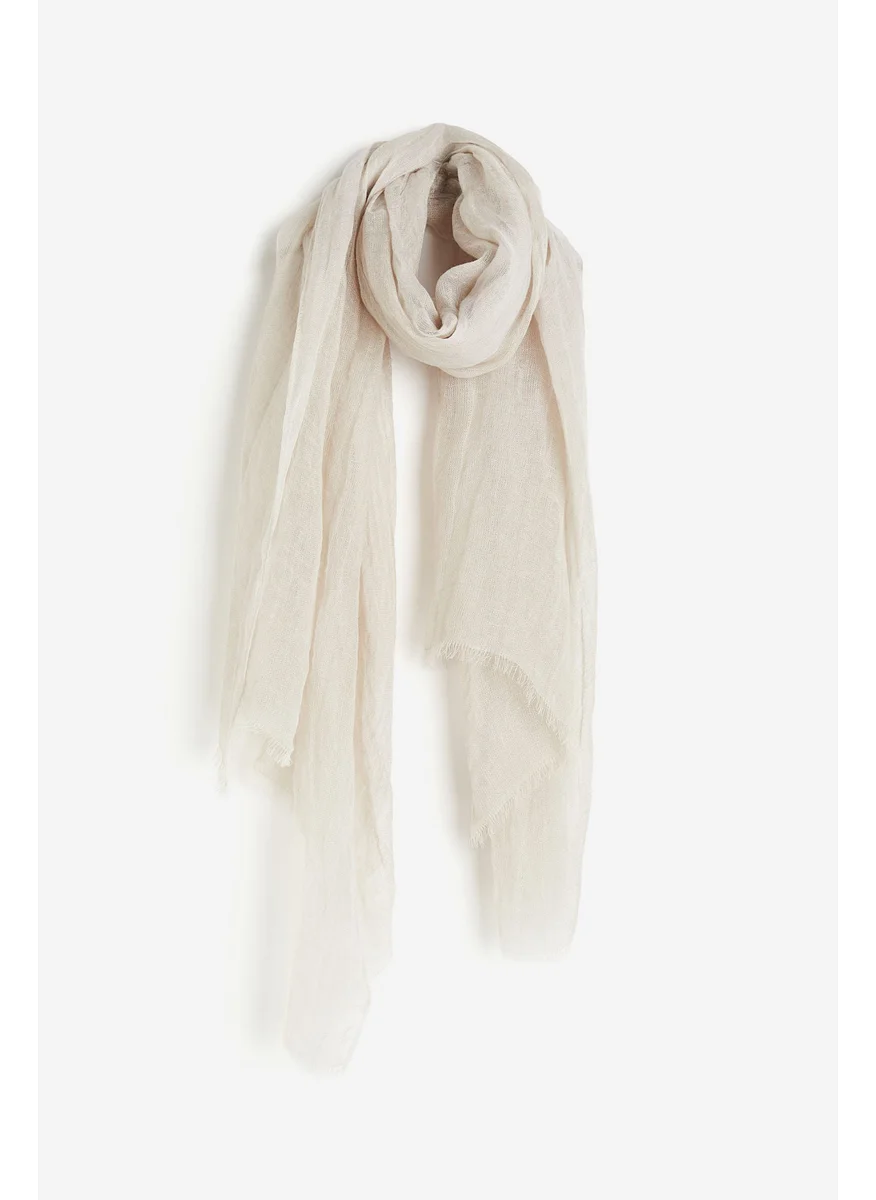 اتش اند ام Linen Scarf