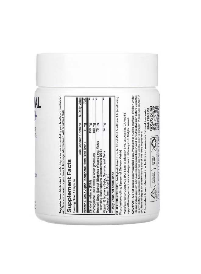 كوديدج Liposmal DIM E Pomegranate 120 Capsules - Image 2