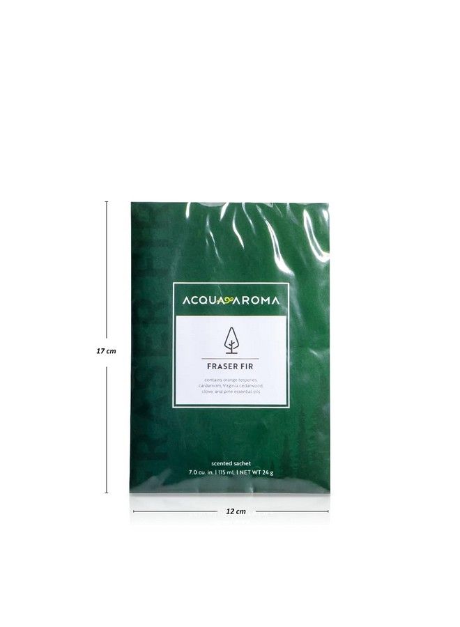Acqua Aroma Fraser Fir Scented Sachet 7.0 Cu. In. (115Ml 24G) Pack Of 3 Sachets (7.0 Cu. In. (115Ml 24G) Closet Size)  - Image 5